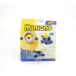 Hot Wheels Minions Stuart Character Car Die-Cast Collectible Toy New